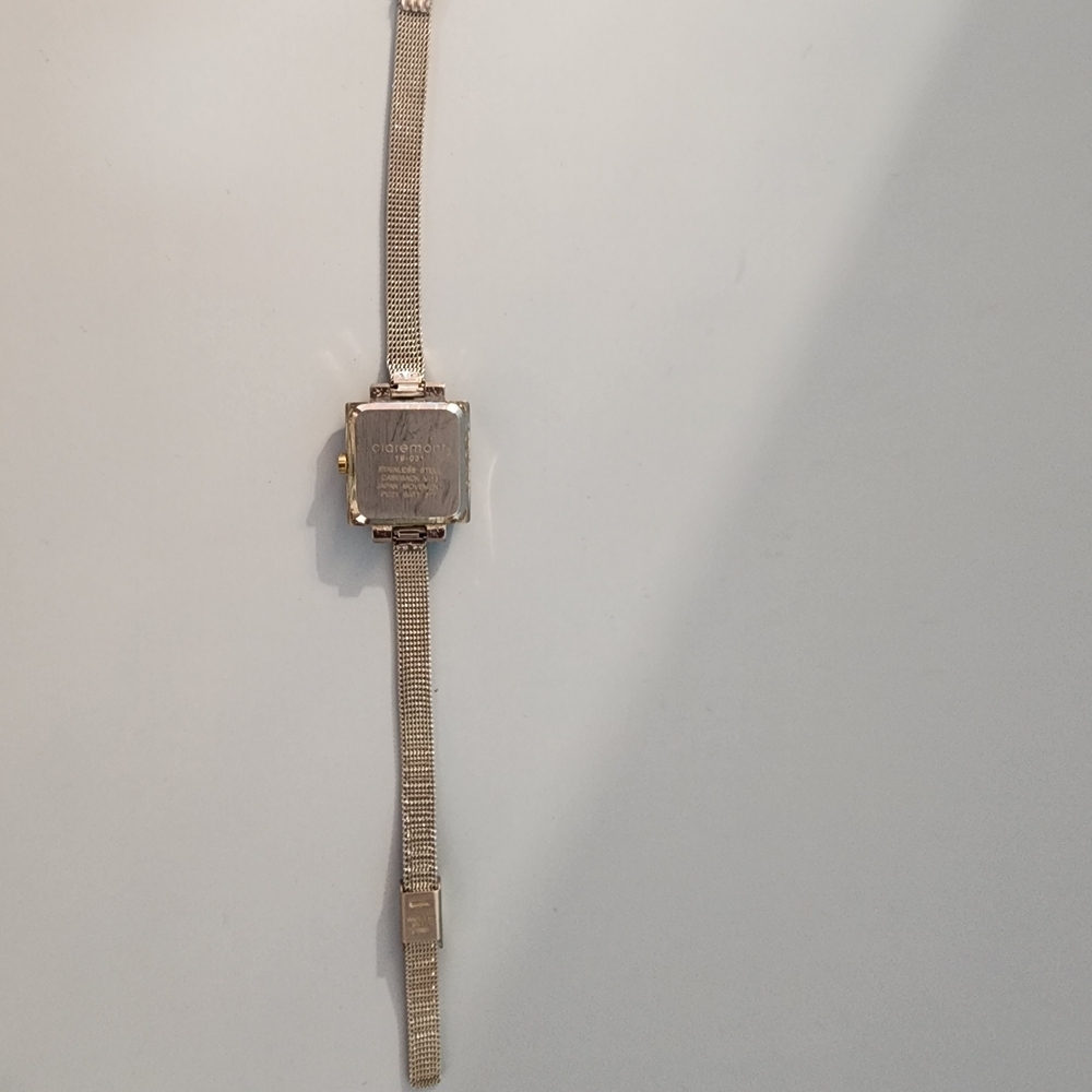 Claremont Gold Tone and Silver Tone Quartz Watch #6 - Picture 4 of 4